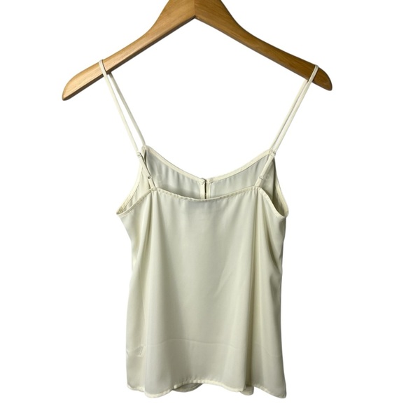 L'Academie The Button Cami Cream Size XS Cream V Neck - Picture 5 of 7